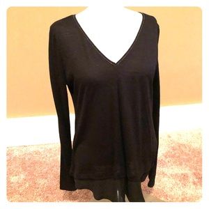 Black long sleeve blouse